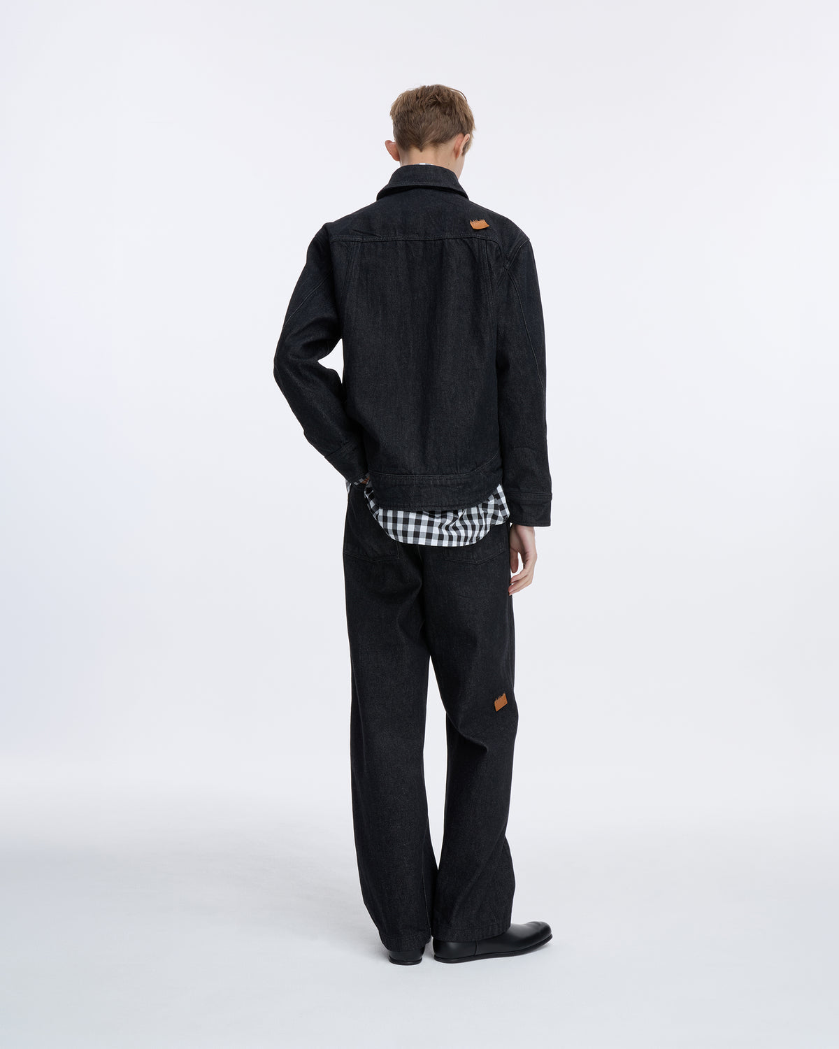 Ader Error - Sig; SV Tag Trucker jacket 01 (Noir) product image 10 | TRAB K-Fashion Australia
