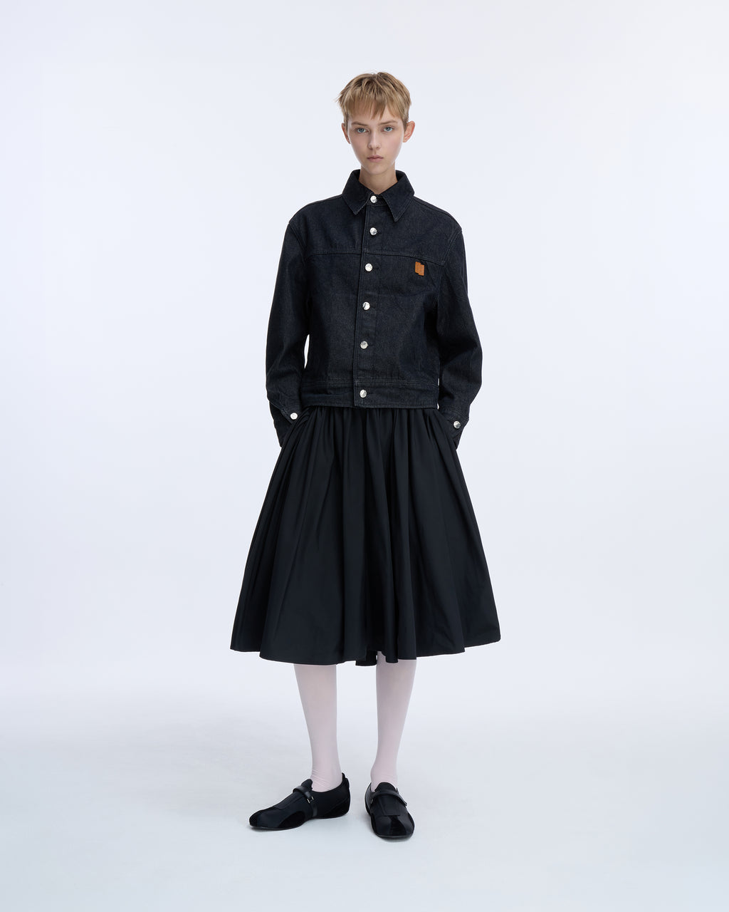 Ader Error - Sig; SV Tag Trucker jacket 01 (Noir) product image 12 | TRAB K-Fashion Australia