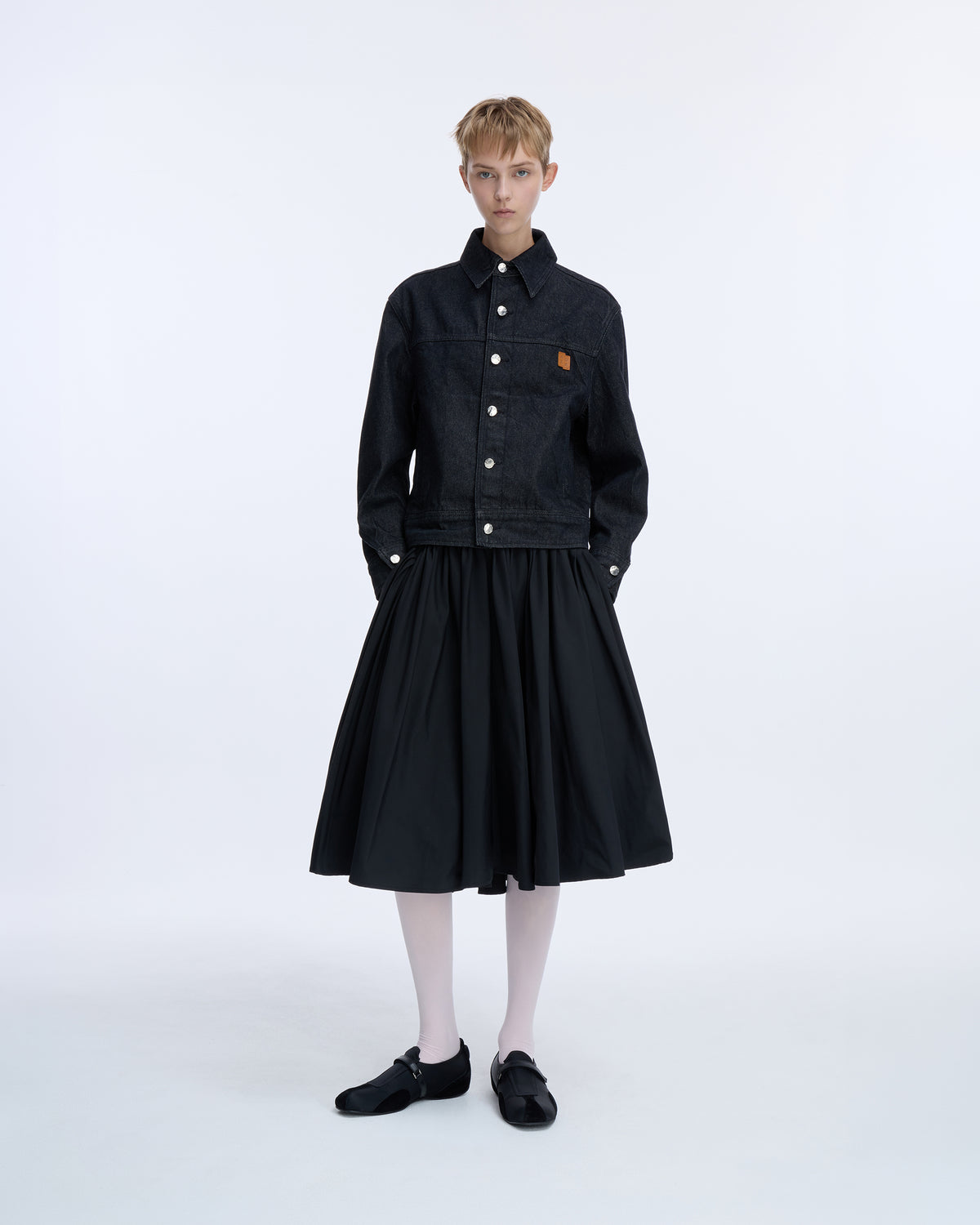 Ader Error - Sig; SV Tag Trucker jacket 01 (Noir) product image 12 | TRAB K-Fashion Australia