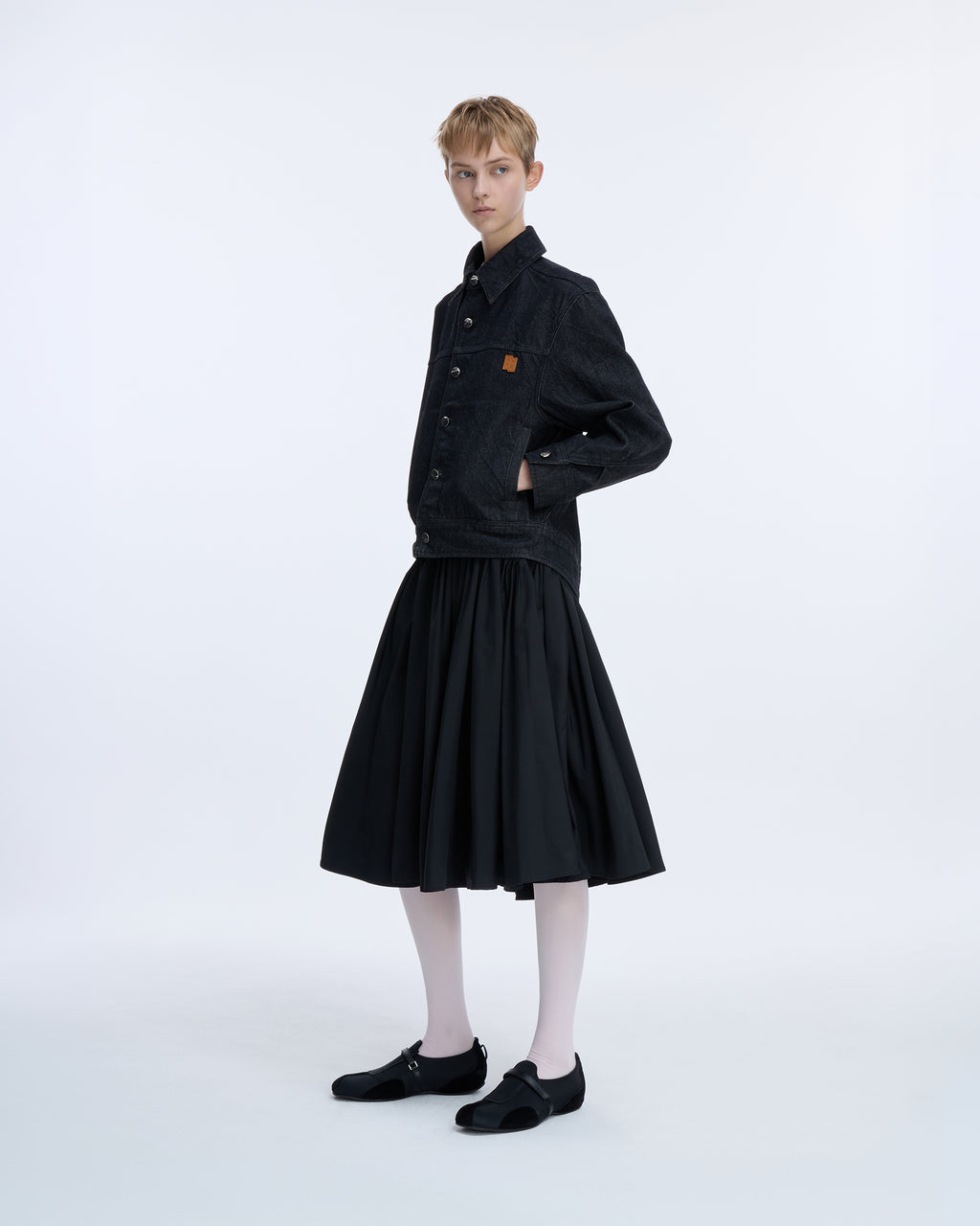Ader Error - Sig; SV Tag Trucker jacket 01 (Noir) product image 13 | TRAB K-Fashion Australia
