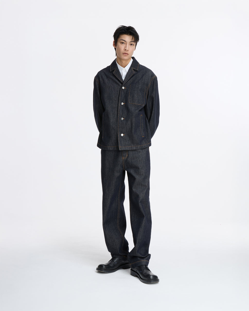 Ader Error - Sig; SV Tag Denim blazer 01 (Noir) product image 1 | TRAB K-Fashion Australia
