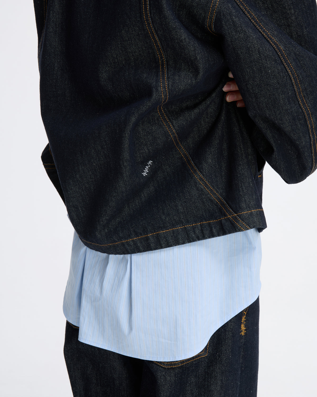 Ader Error - Sig; SV Tag Denim blazer 01 (Noir) product image 10 | TRAB K-Fashion Australia