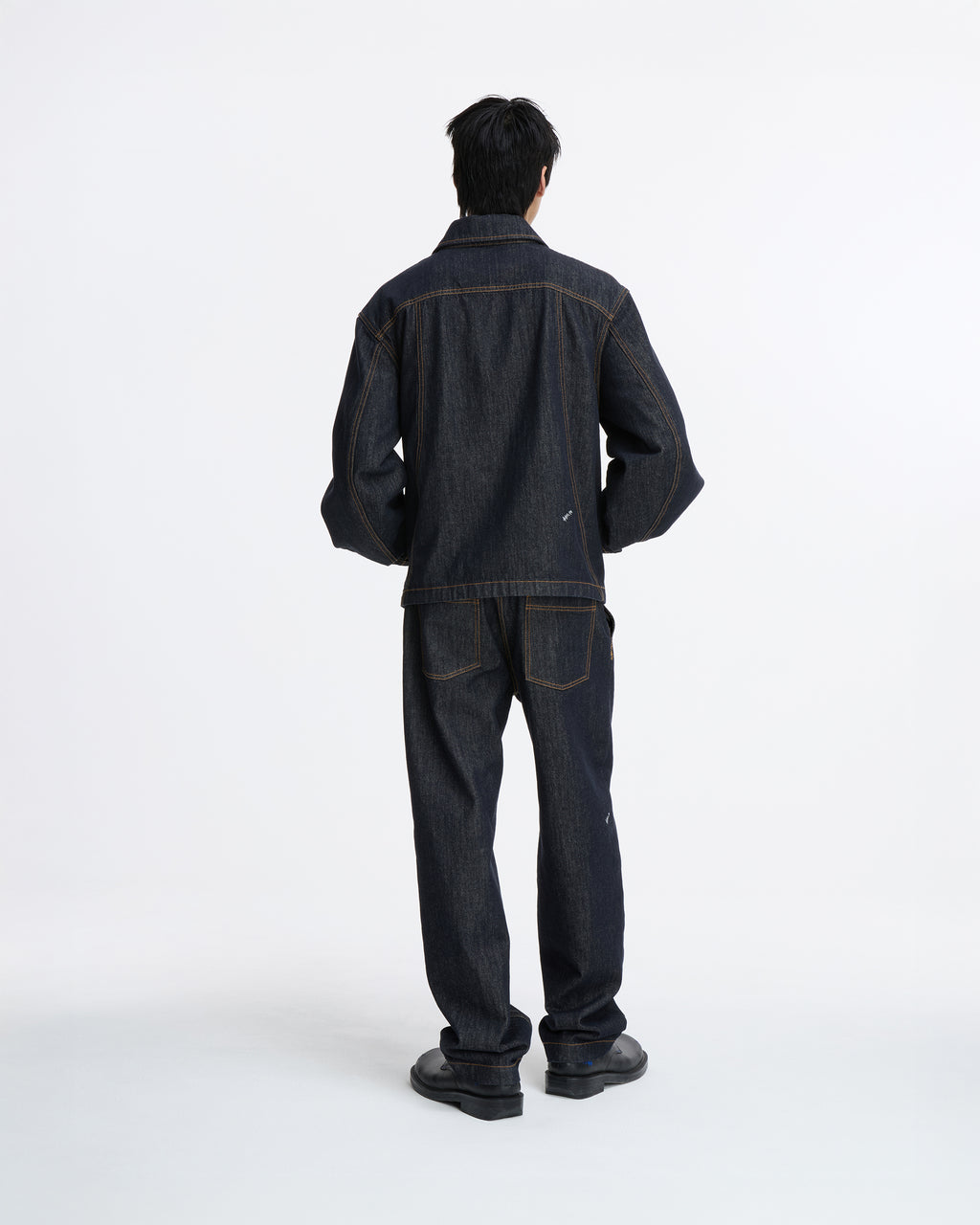 Ader Error - Sig; SV Tag Denim blazer 01 (Noir) product image 3 | TRAB K-Fashion Australia