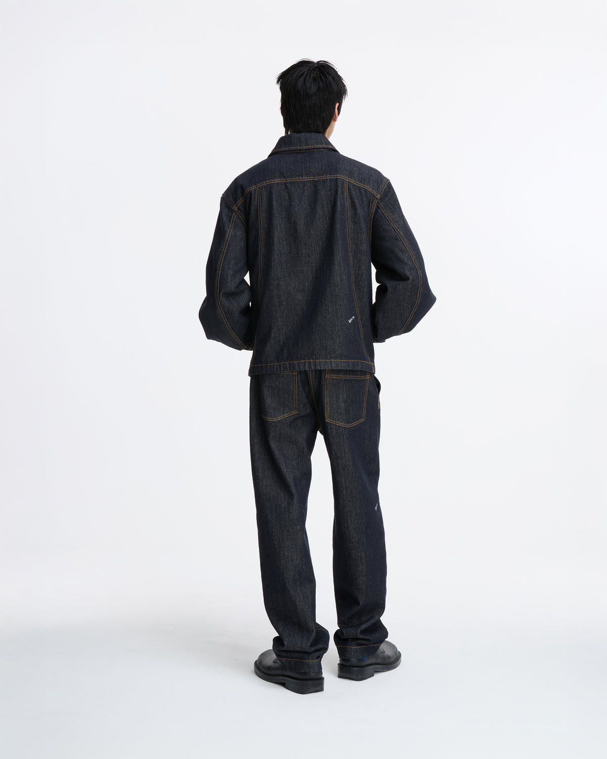 Ader Error - Sig; SV Tag Denim blazer 01 (Noir) product image 3 | TRAB K-Fashion Australia