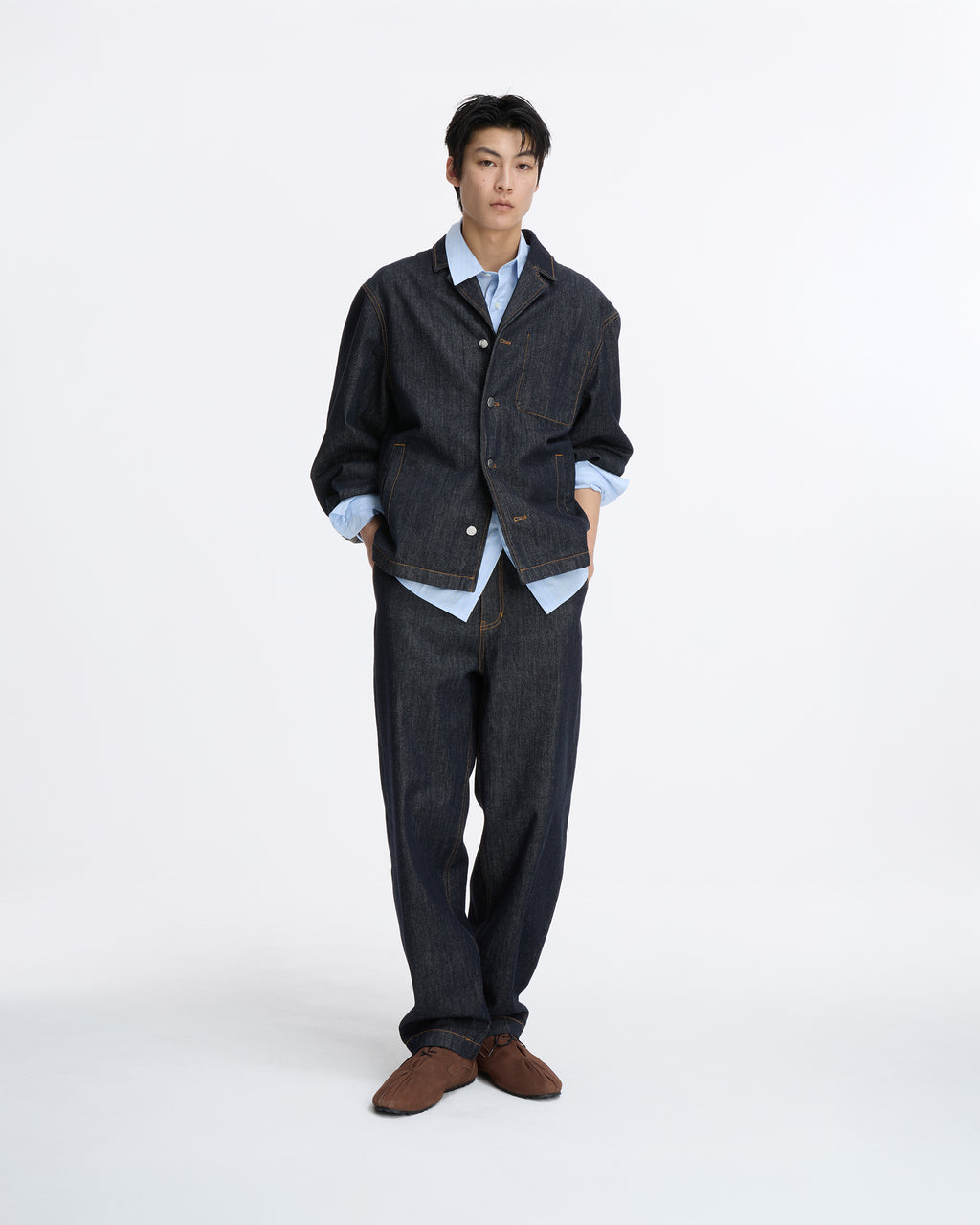 Ader Error - Sig; SV Tag Denim blazer 01 (Noir) product image 6 | TRAB K-Fashion Australia