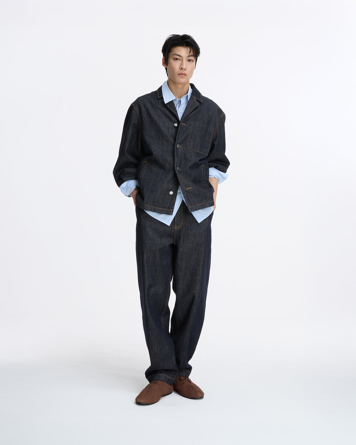 Ader Error - Sig; SV Tag Denim blazer 01 (Noir) product image 6 | TRAB K-Fashion Australia
