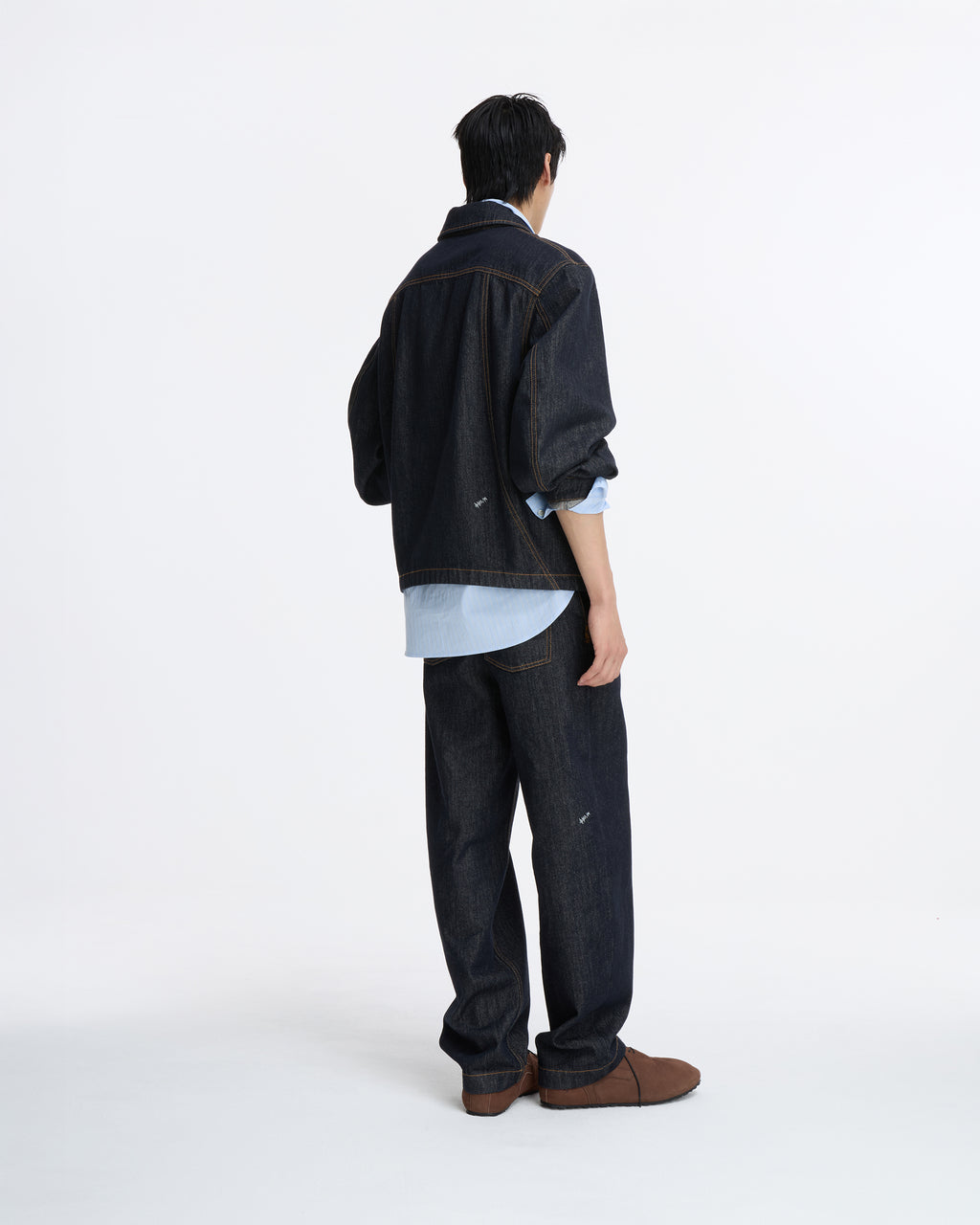 Ader Error - Sig; SV Tag Denim blazer 01 (Noir) product image 7 | TRAB K-Fashion Australia