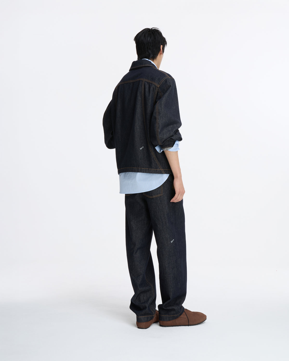 Ader Error - Sig; SV Tag Denim blazer 01 (Noir) product image 7 | TRAB K-Fashion Australia