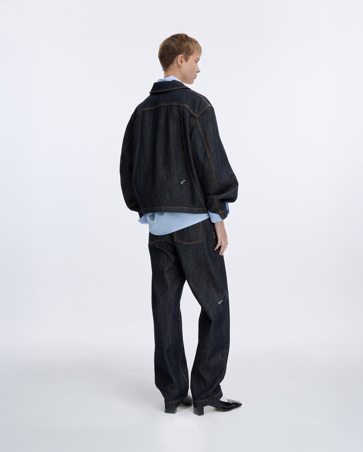 Ader Error - Sig; SV Tag Denim blazer 01 (Noir) product image 12 | TRAB K-Fashion Australia