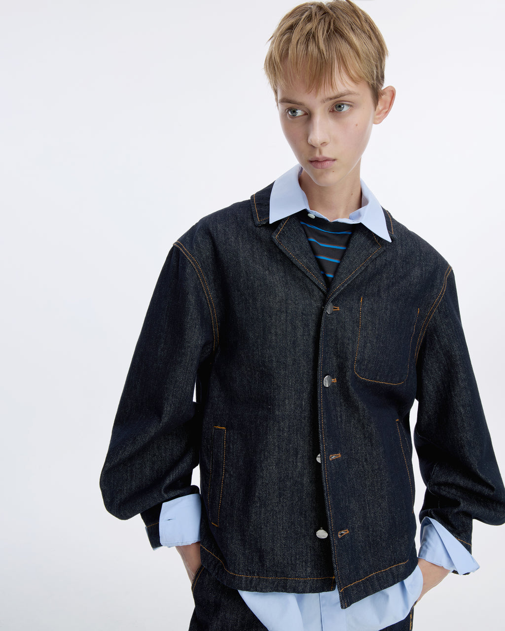 Ader Error - Sig; SV Tag Denim blazer 01 (Noir) product image 13 | TRAB K-Fashion Australia