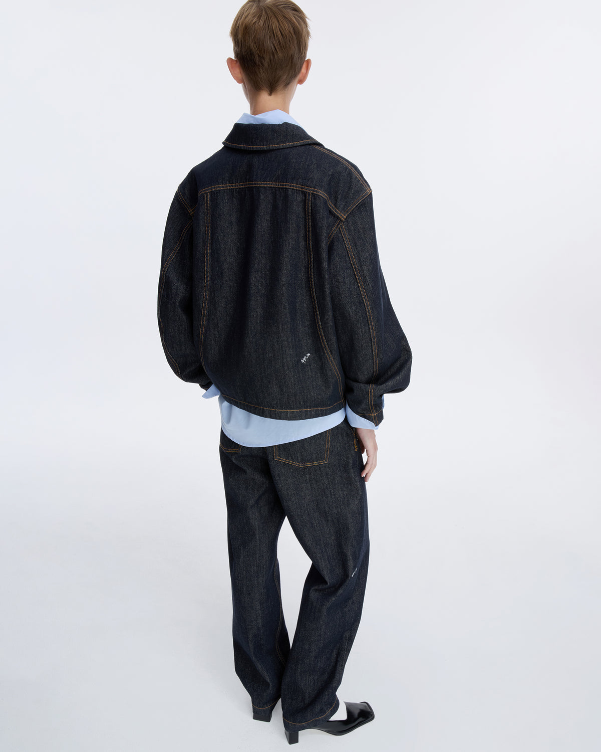 Ader Error - Sig; SV Tag Denim blazer 01 (Noir) product image 15 | TRAB K-Fashion Australia