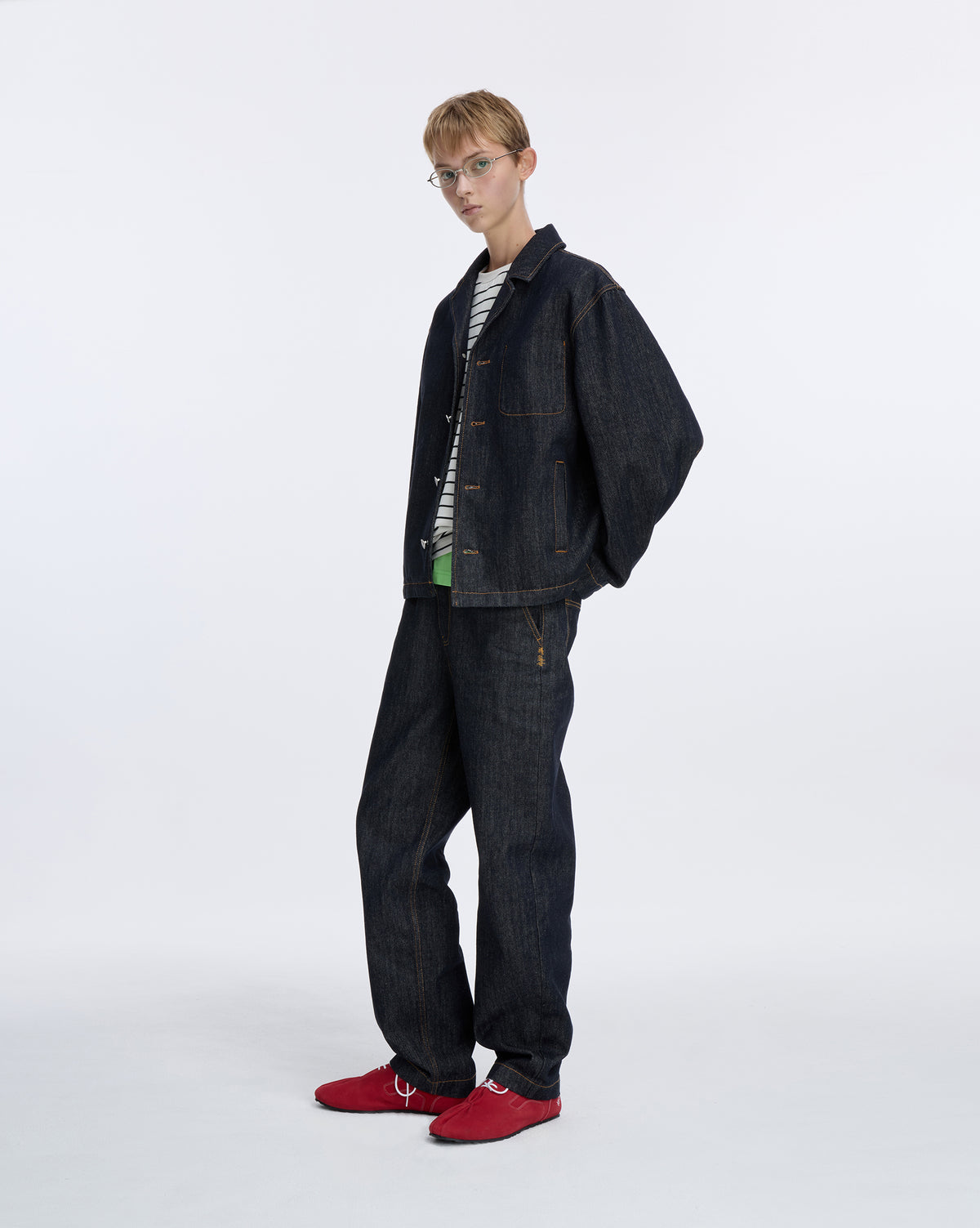 Ader Error - Sig; SV Tag Denim blazer 01 (Noir) product image 16 | TRAB K-Fashion Australia