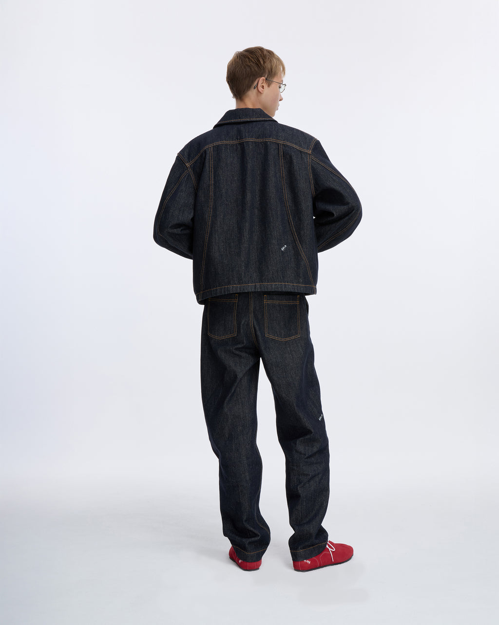 Ader Error - Sig; SV Tag Denim blazer 01 (Noir) product image 17 | TRAB K-Fashion Australia