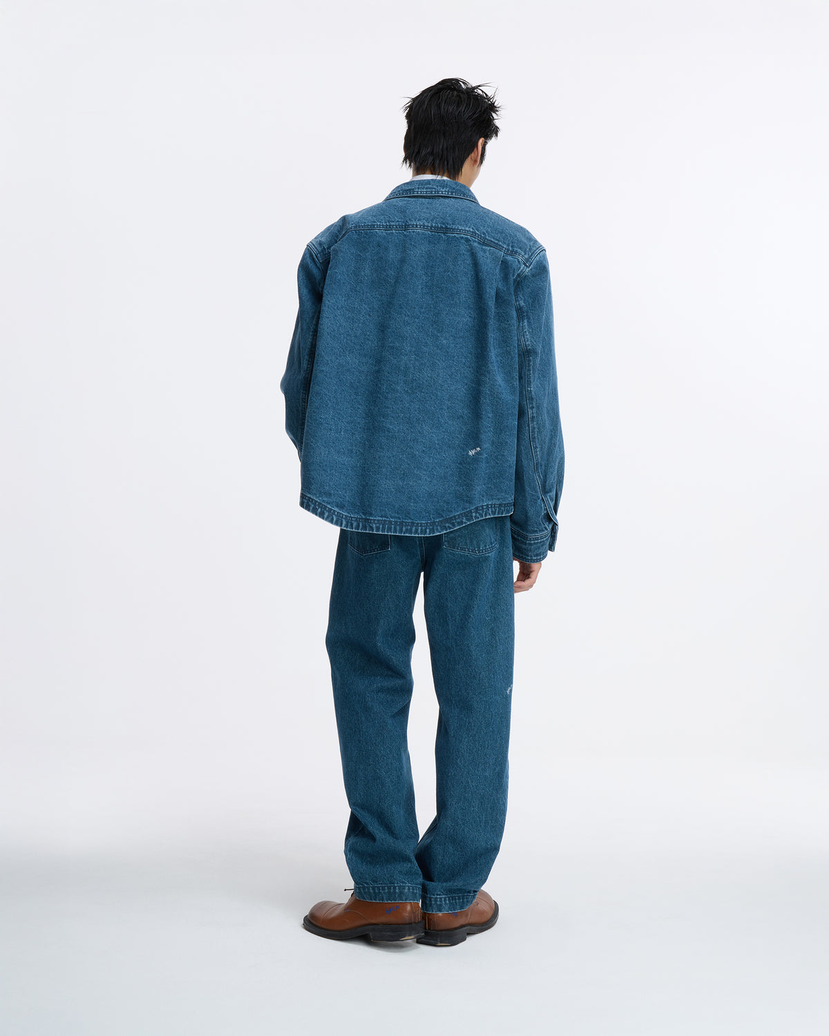 Ader Error - Sig; SV Tag Trucker jacket 02 (Blue) product image 3 | TRAB K-Fashion Australia