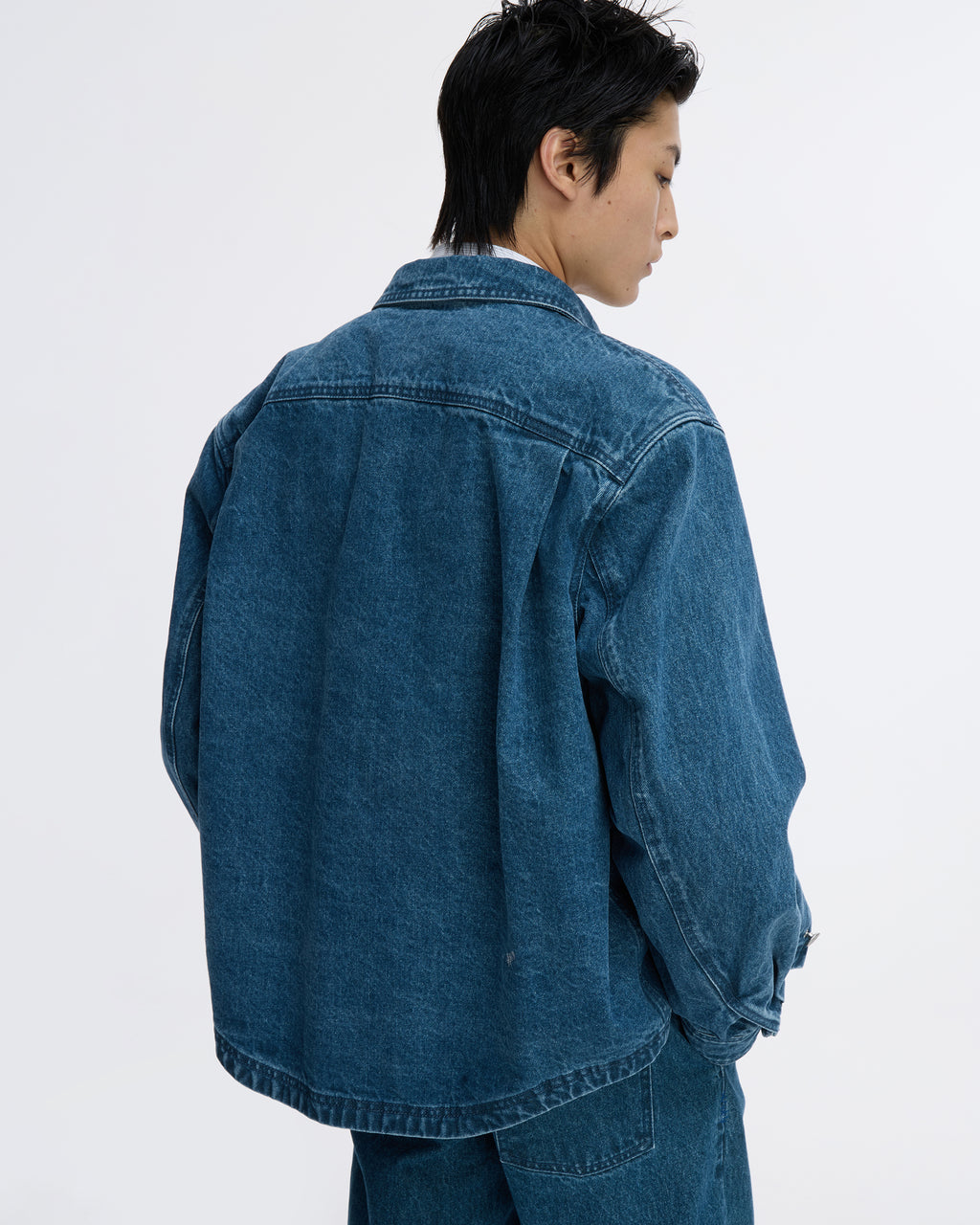 Ader Error - Sig; SV Tag Trucker jacket 02 (Blue) product image 6 | TRAB K-Fashion Australia