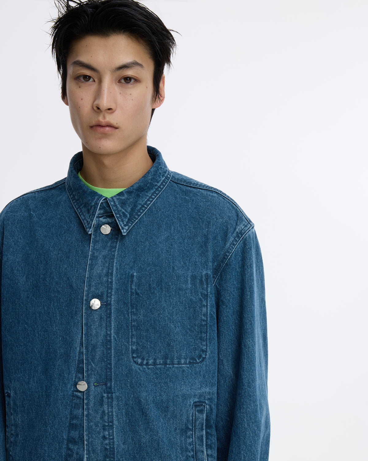 Ader Error - Sig; SV Tag Trucker jacket 02 (Blue) product image 9 | TRAB K-Fashion Australia