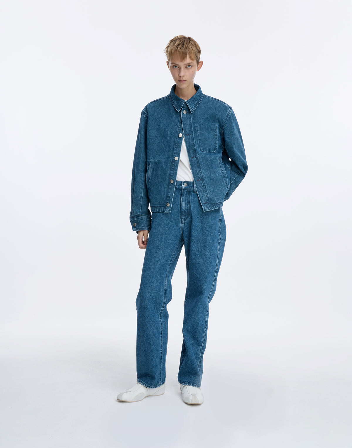 Ader Error - Sig; SV Tag Trucker jacket 02 (Blue) product image 10 | TRAB K-Fashion Australia