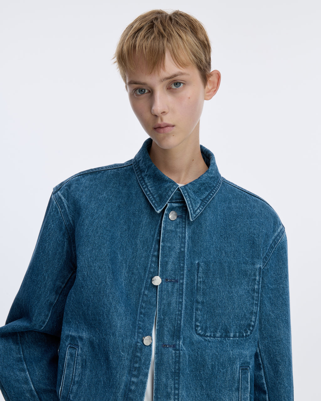 Ader Error - Sig; SV Tag Trucker jacket 02 (Blue) product image 12 | TRAB K-Fashion Australia
