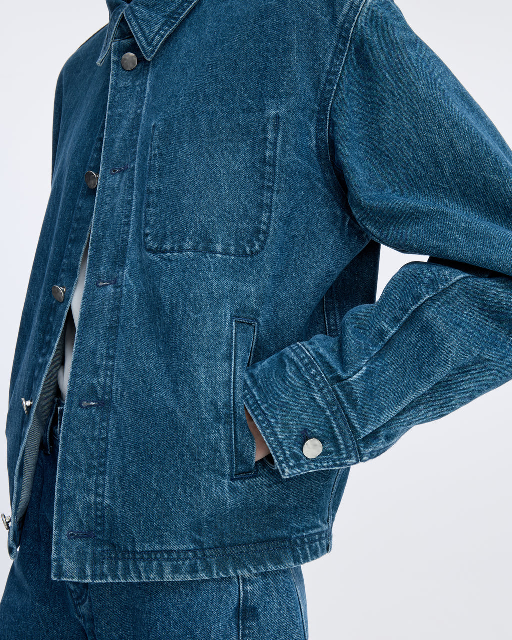 Ader Error - Sig; SV Tag Trucker jacket 02 (Blue) product image 15 | TRAB K-Fashion Australia