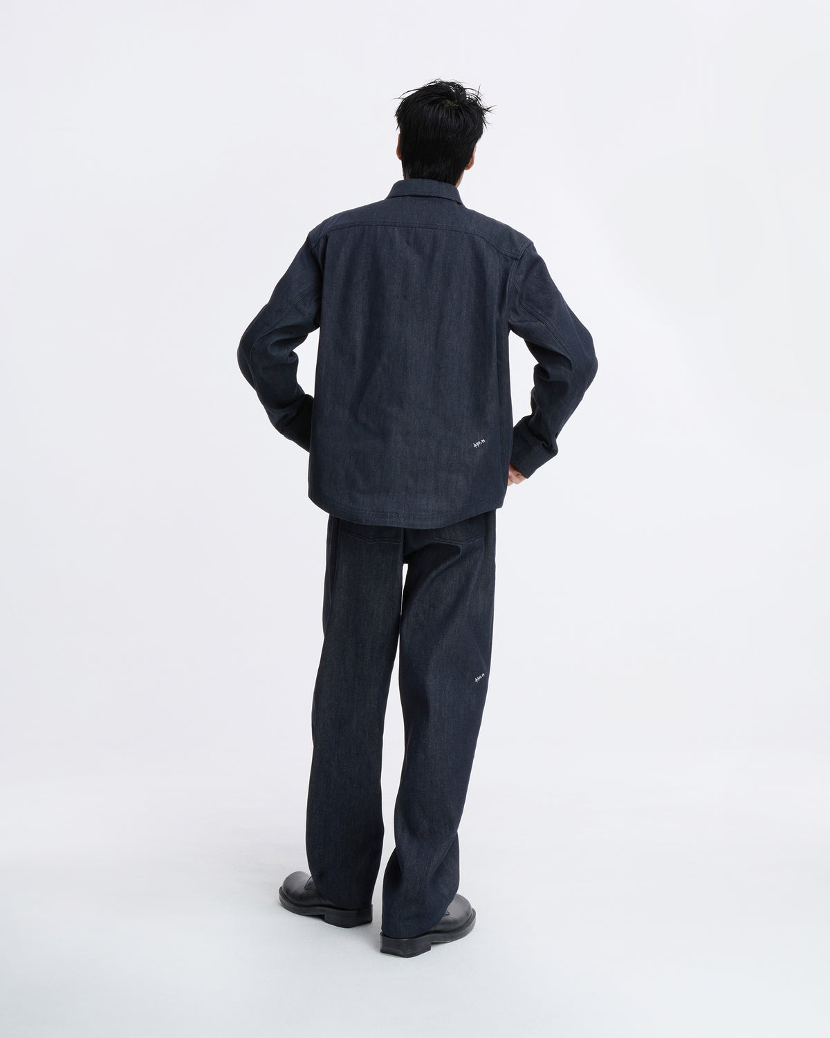 Ader Error - Sig; SV Tag Trucker jacket 02 (Dark Navy) product image 3 | TRAB K-Fashion Australia