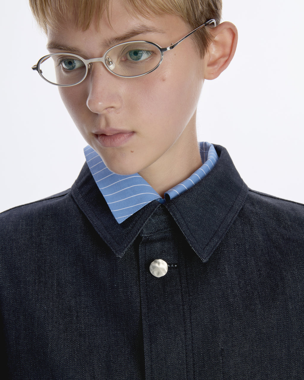 Ader Error - Sig; SV Tag Trucker jacket 02 (Dark Navy) product image 11 | TRAB K-Fashion Australia