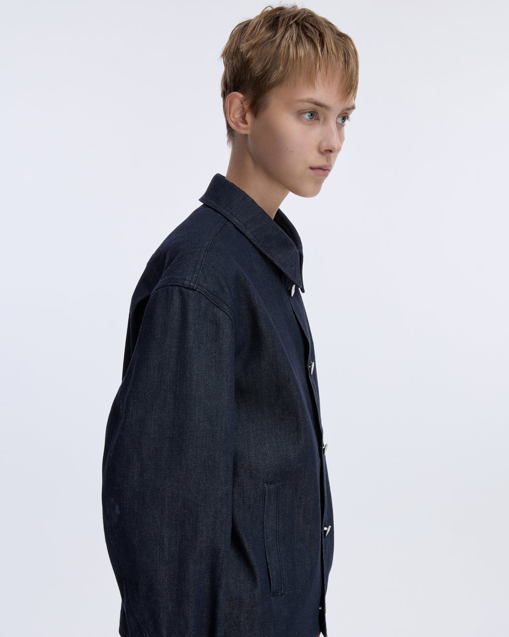 Ader Error - Sig; SV Tag Trucker jacket 02 (Dark Navy) product image 15 | TRAB K-Fashion Australia