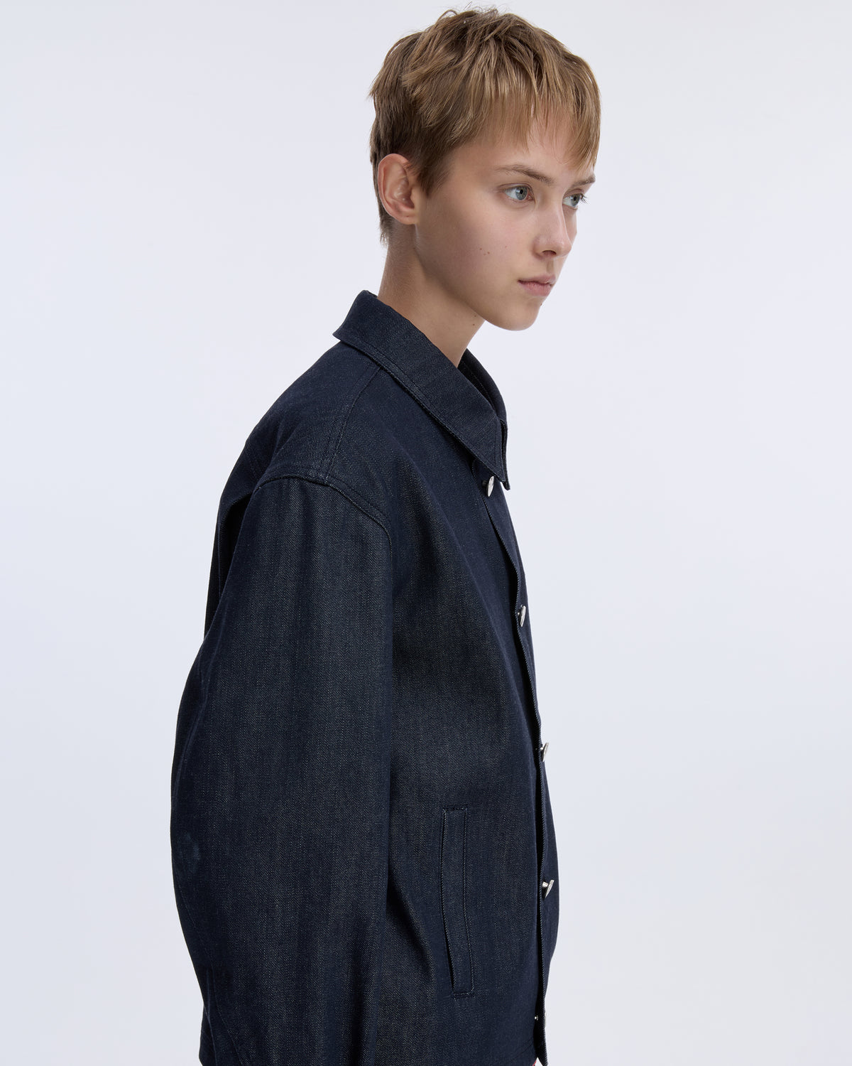 Ader Error - Sig; SV Tag Trucker jacket 02 (Dark Navy) product image 15 | TRAB K-Fashion Australia