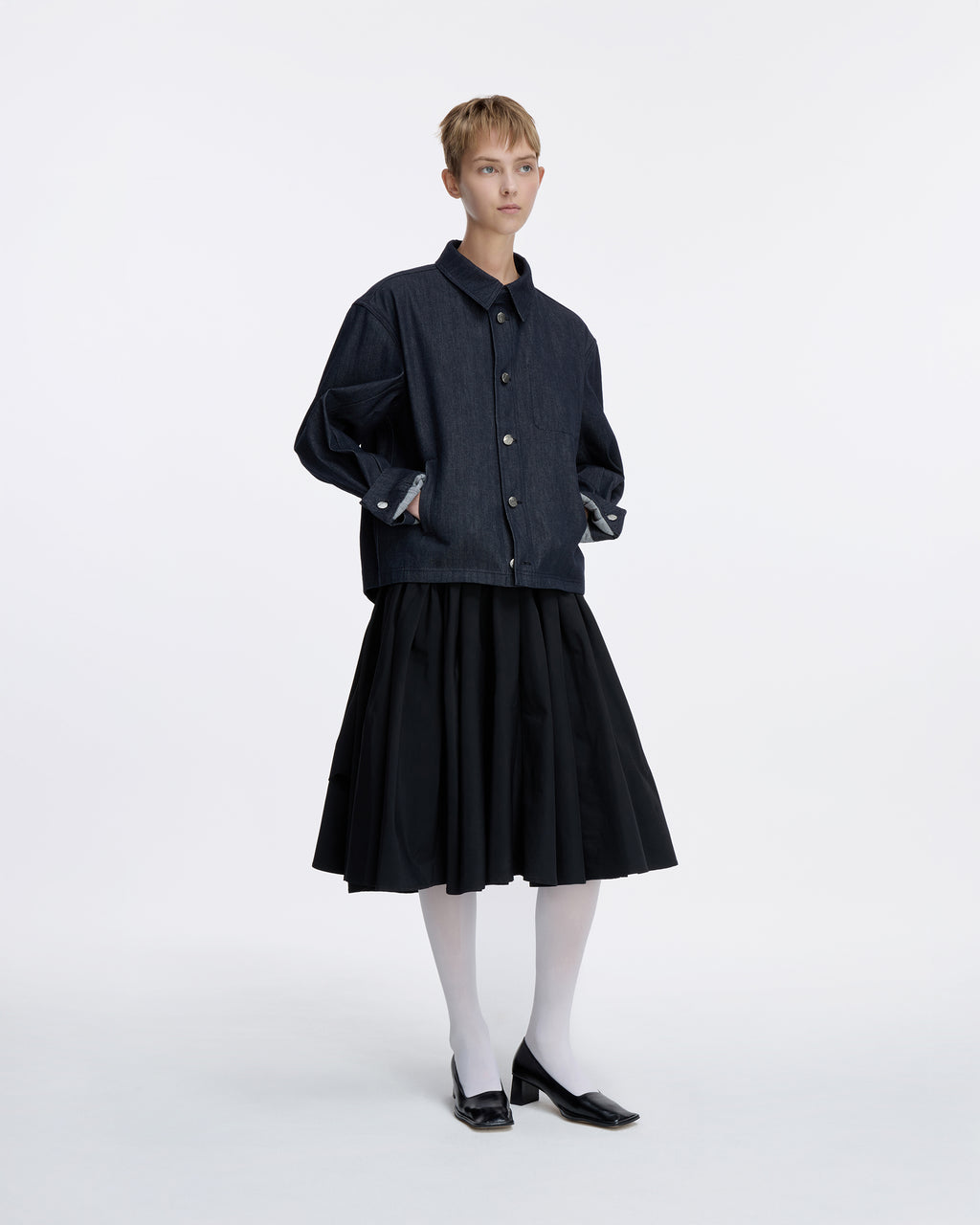 Ader Error - Sig; SV Tag Trucker jacket 02 (Dark Navy) product image 16 | TRAB K-Fashion Australia