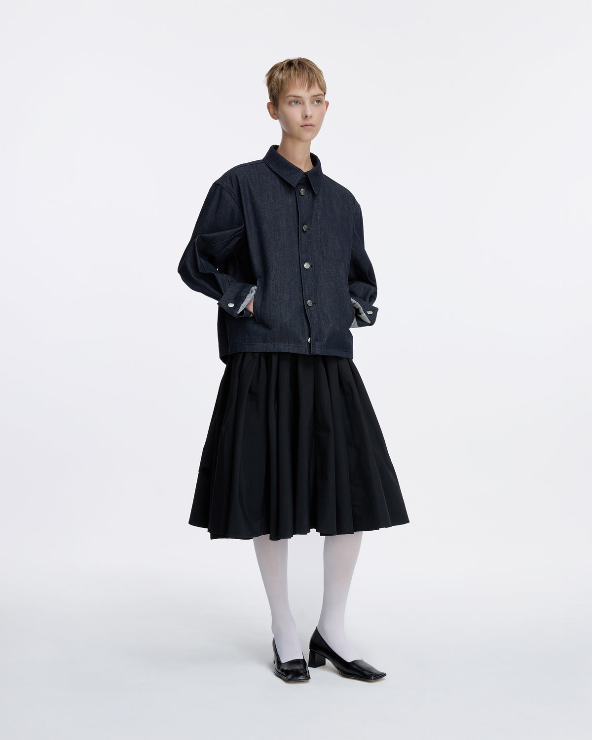 Ader Error - Sig; SV Tag Trucker jacket 02 (Dark Navy) product image 16 | TRAB K-Fashion Australia