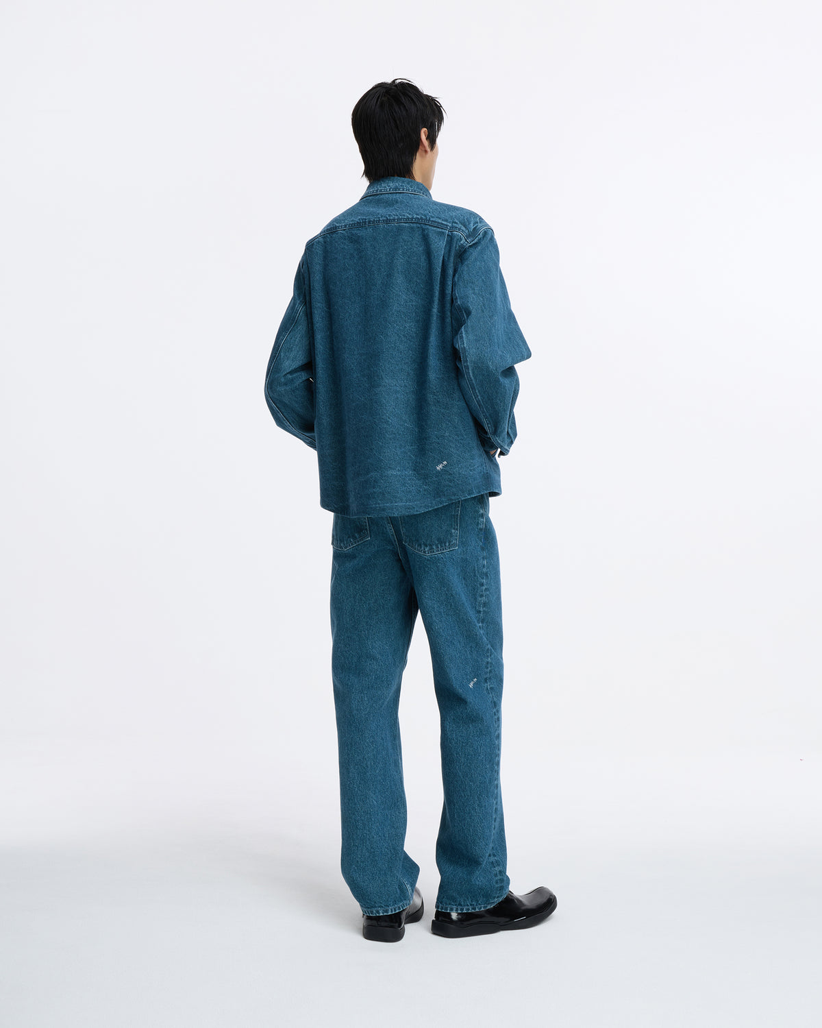 Ader Error - Sig; SV Tag Trucker jacket 03 (Blue) product image 3 | TRAB K-Fashion Australia