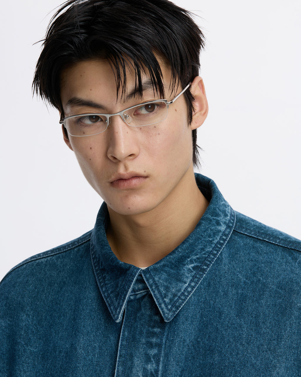 Ader Error - Sig; SV Tag Trucker jacket 03 (Blue) product image 4 | TRAB K-Fashion Australia