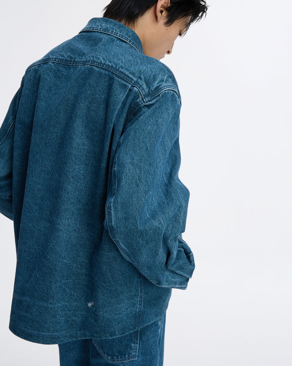 Ader Error - Sig; SV Tag Trucker jacket 03 (Blue) product image 6 | TRAB K-Fashion Australia