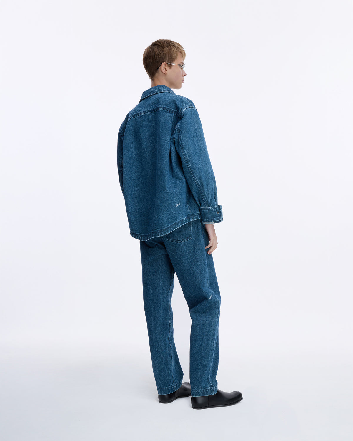 Ader Error - Sig; SV Tag Trucker jacket 03 (Blue) product image 12 | TRAB K-Fashion Australia
