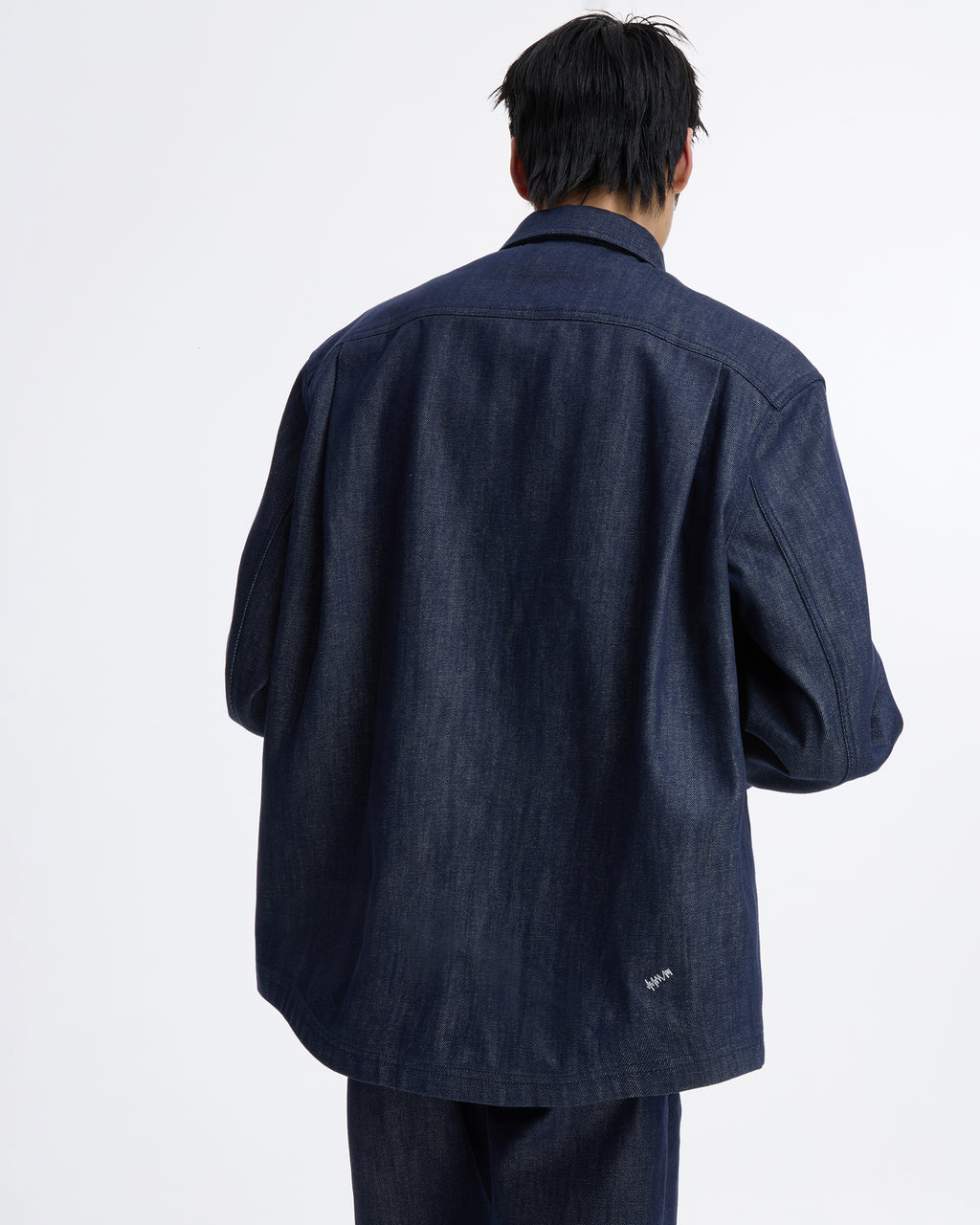 Ader Error - Sig; SV Tag Trucker jacket 03 (Dark Blue) product image 10 | TRAB K-Fashion Australia