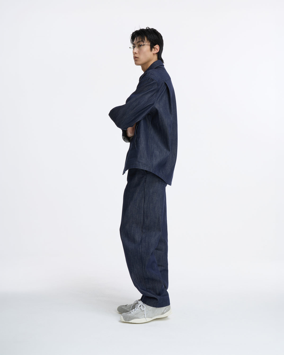 Ader Error - Sig; SV Tag Trucker jacket 03 (Dark Blue) product image 2 | TRAB K-Fashion Australia