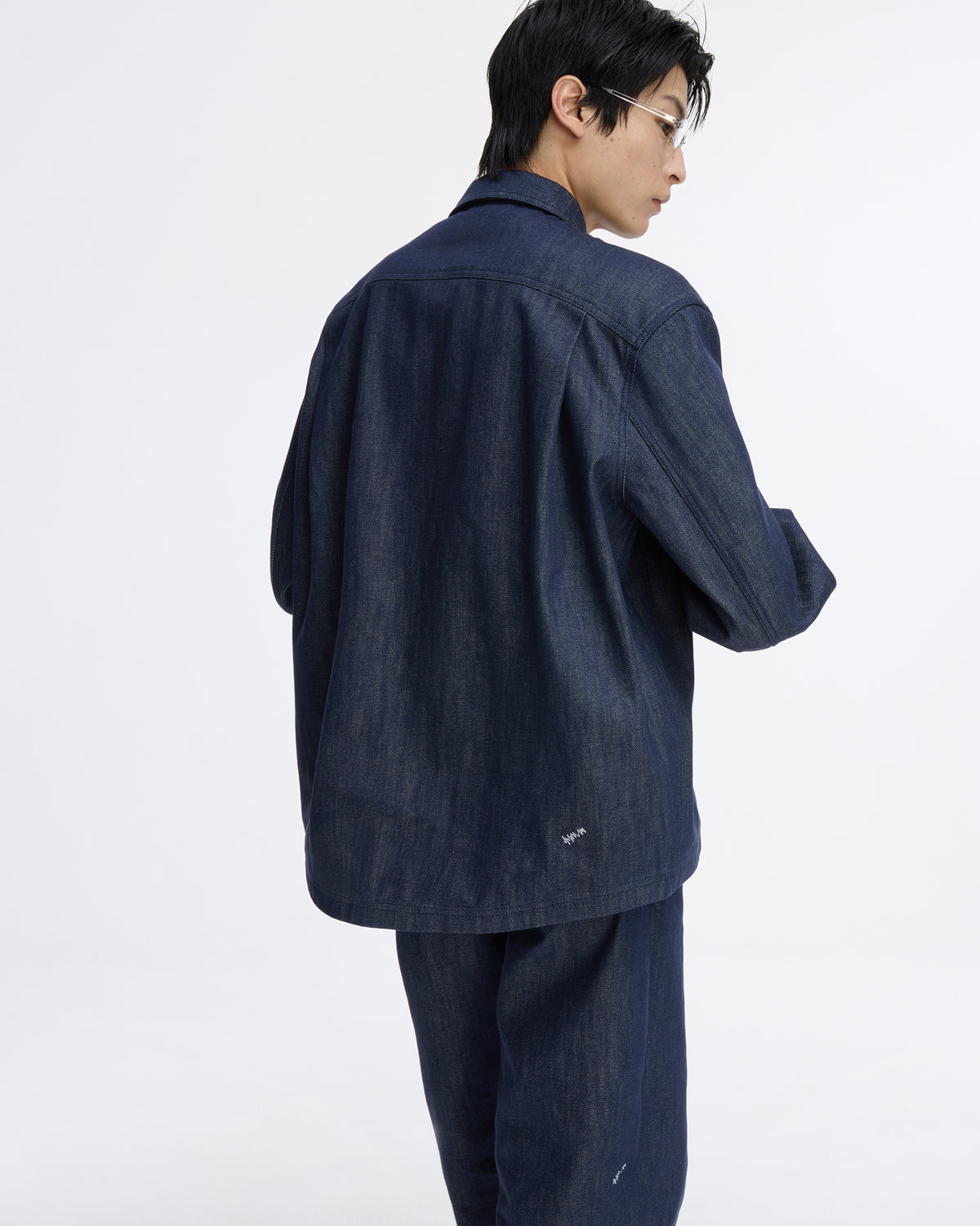 Ader Error - Sig; SV Tag Trucker jacket 03 (Dark Blue) product image 7 | TRAB K-Fashion Australia