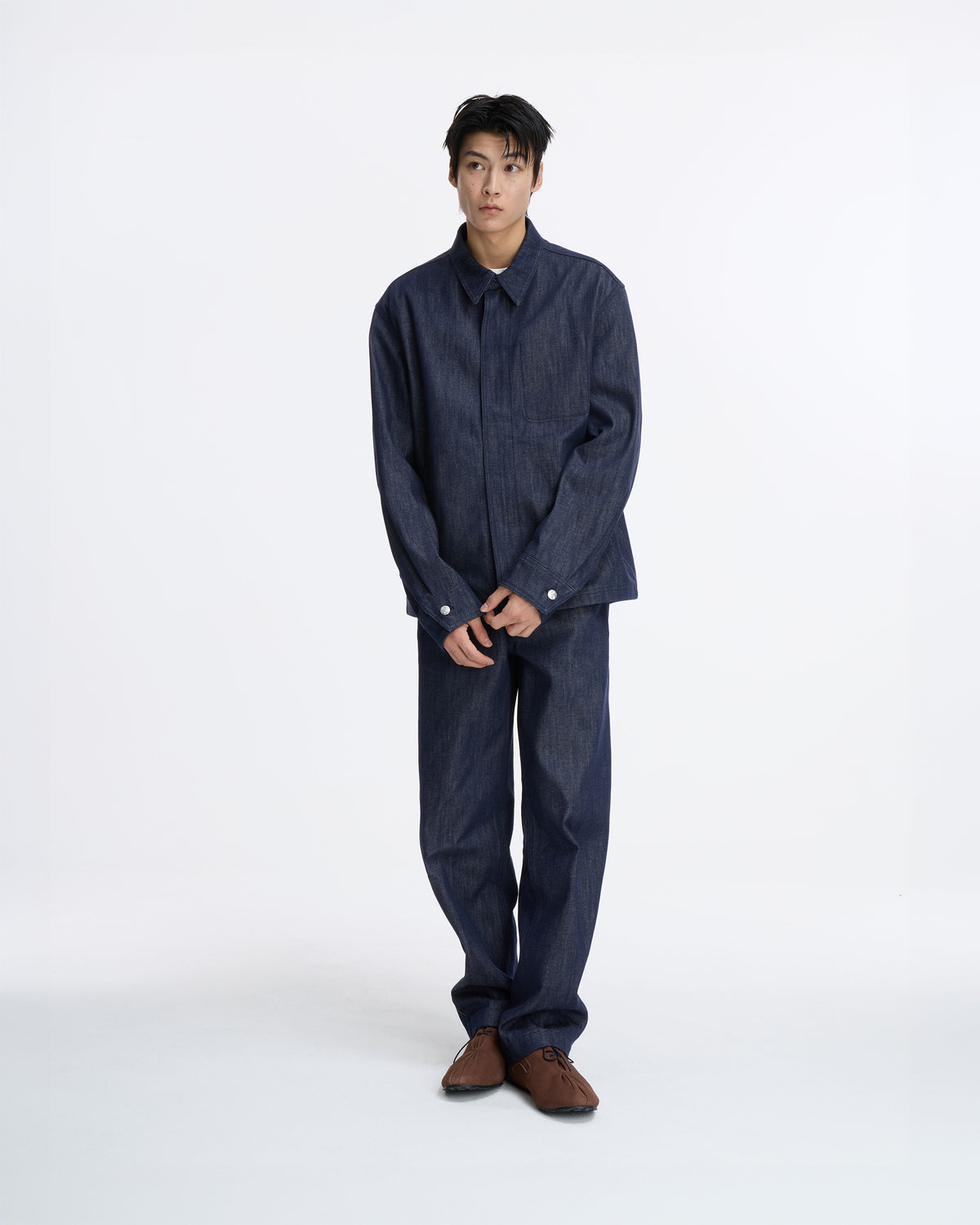 Ader Error - Sig; SV Tag Trucker jacket 03 (Dark Blue) product image 8 | TRAB K-Fashion Australia