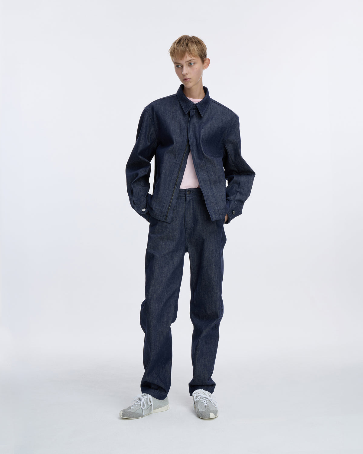 Ader Error - Sig; SV Tag Trucker jacket 03 (Dark Blue) product image 15 | TRAB K-Fashion Australia