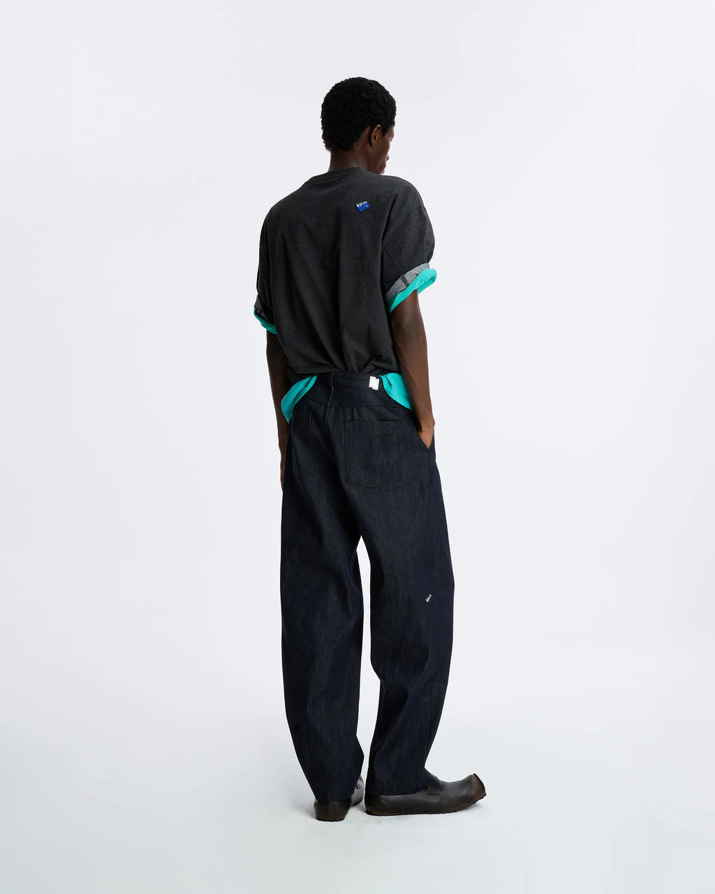 Ader Error - Sig; BL Tag T-Shirt 07 (Charcoal) product image 2 | TRAB K-Fashion Australia