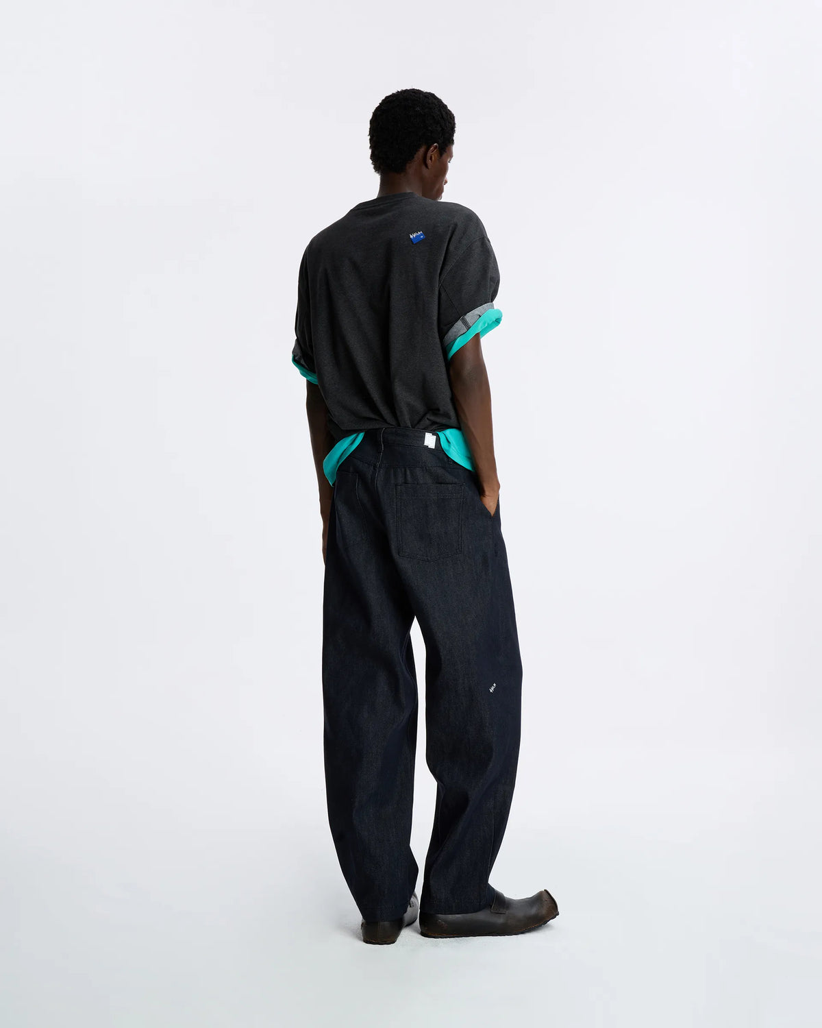 Ader Error - Sig; BL Tag T-Shirt 07 (Charcoal) product image 2 | TRAB K-Fashion Australia