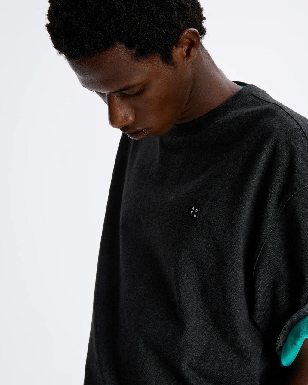 Ader Error - Sig; BL Tag T-Shirt 07 (Charcoal) product image 4 | TRAB K-Fashion Australia