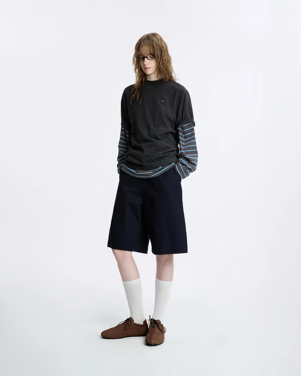 Ader Error - Sig; BL Tag T-Shirt 07 (Charcoal) product image 5 | TRAB K-Fashion Australia