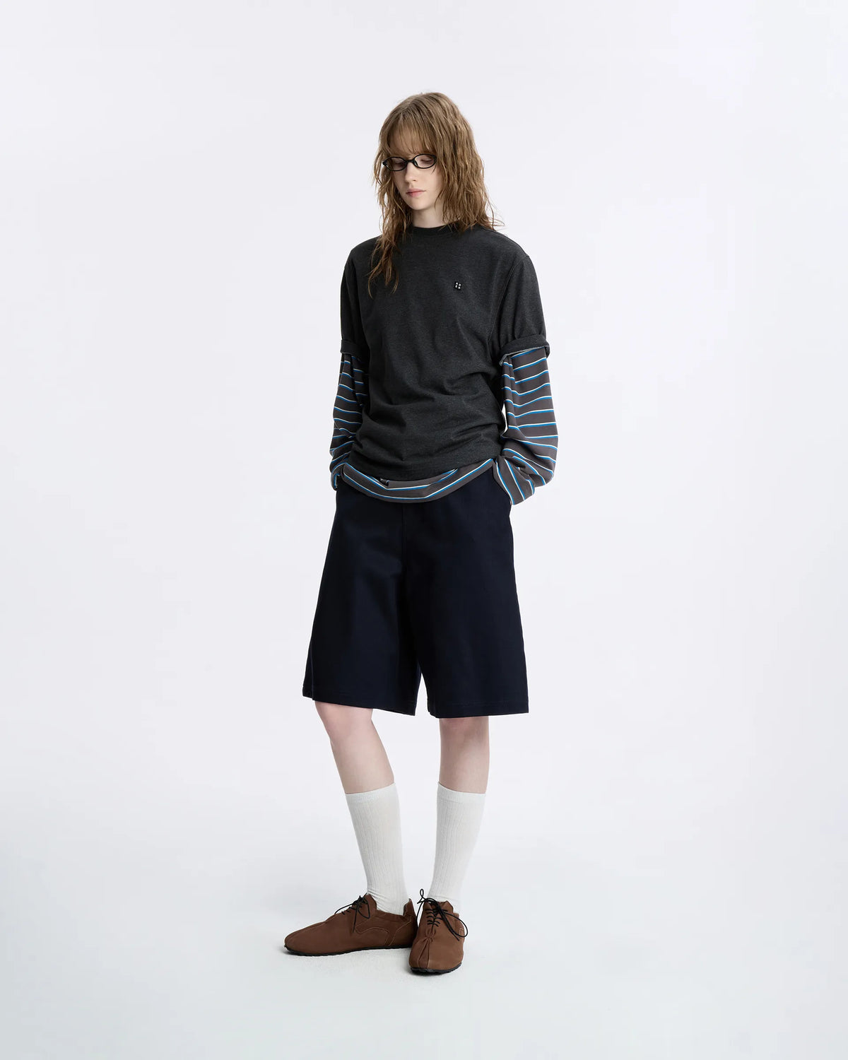 Ader Error - Sig; BL Tag T-Shirt 07 (Charcoal) product image 5 | TRAB K-Fashion Australia