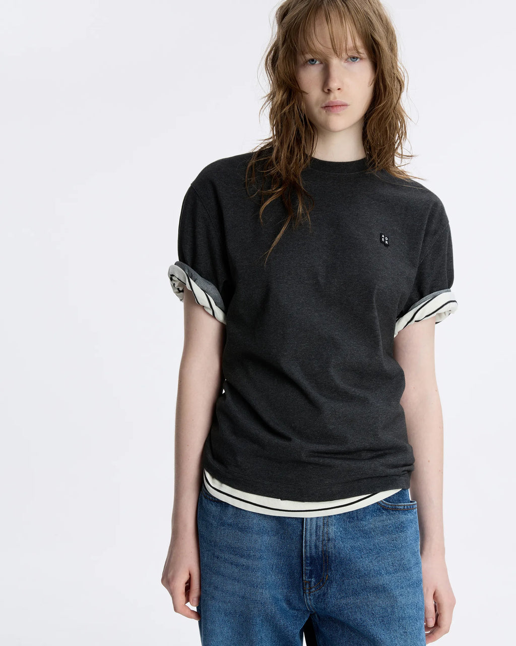 Ader Error - Sig; BL Tag T-Shirt 07 (Charcoal) product image 10 | TRAB K-Fashion Australia