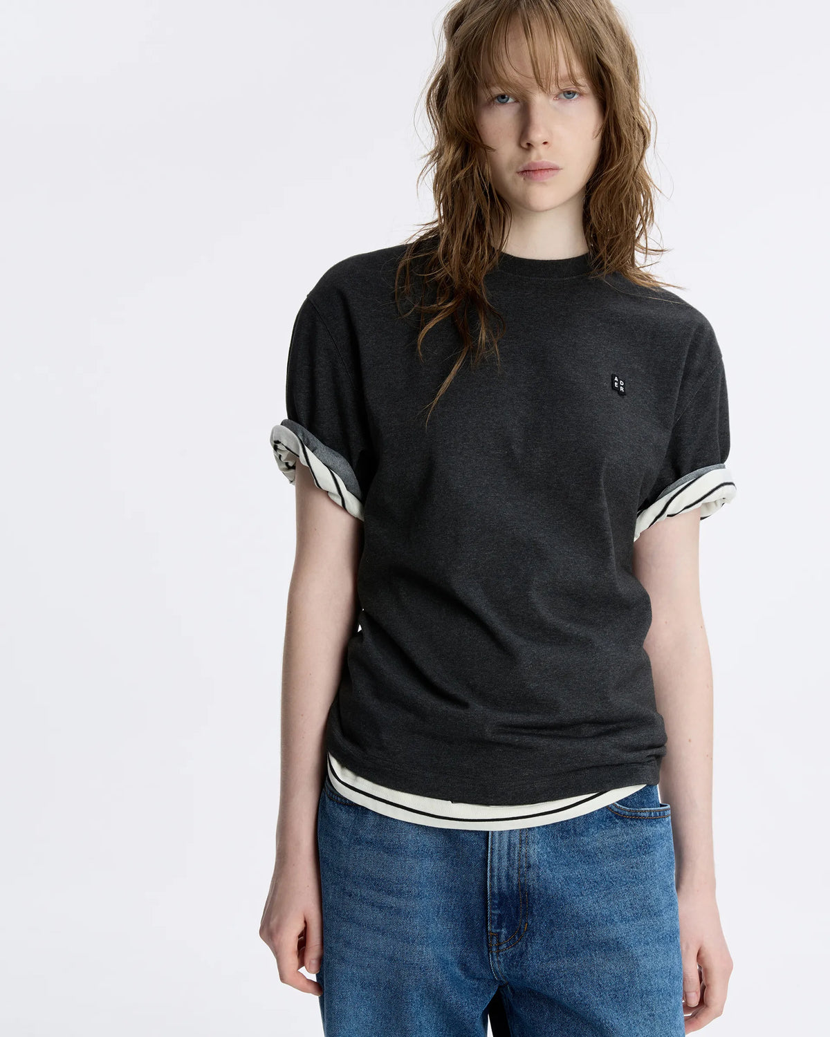 Ader Error - Sig; BL Tag T-Shirt 07 (Charcoal) product image 10 | TRAB K-Fashion Australia