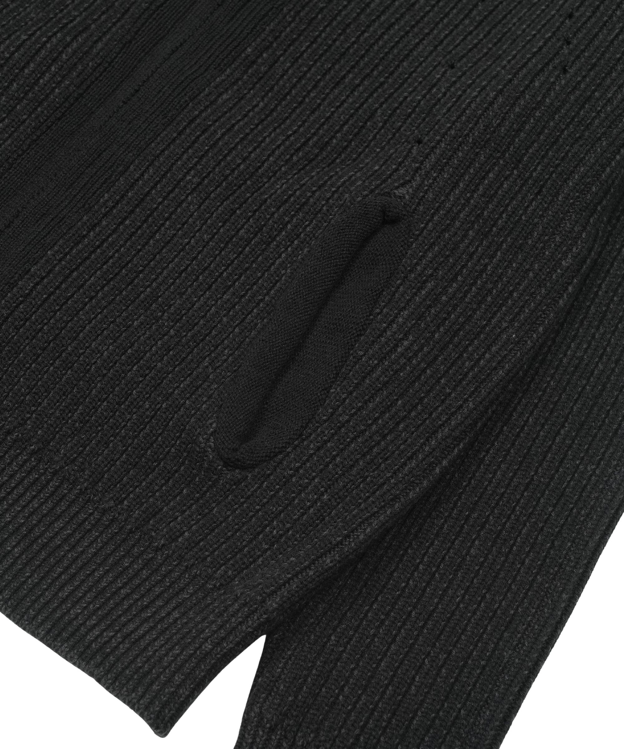 San San Gear - Button Zip-Up Knit (Black) product image 4 | TRAB K-Fashion Australia