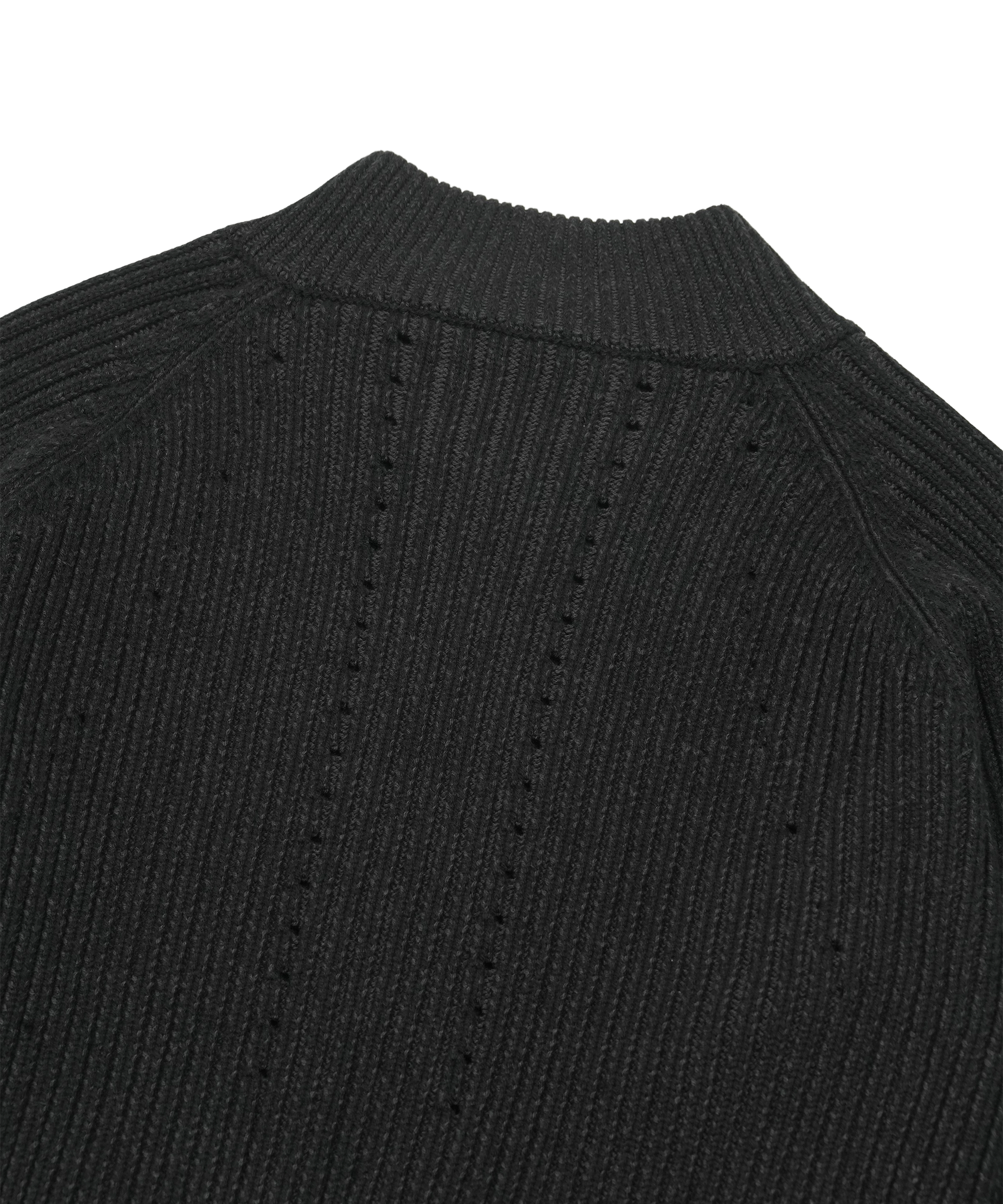 San San Gear - Button Zip-Up Knit (Black) product image 6 | TRAB K-Fashion Australia