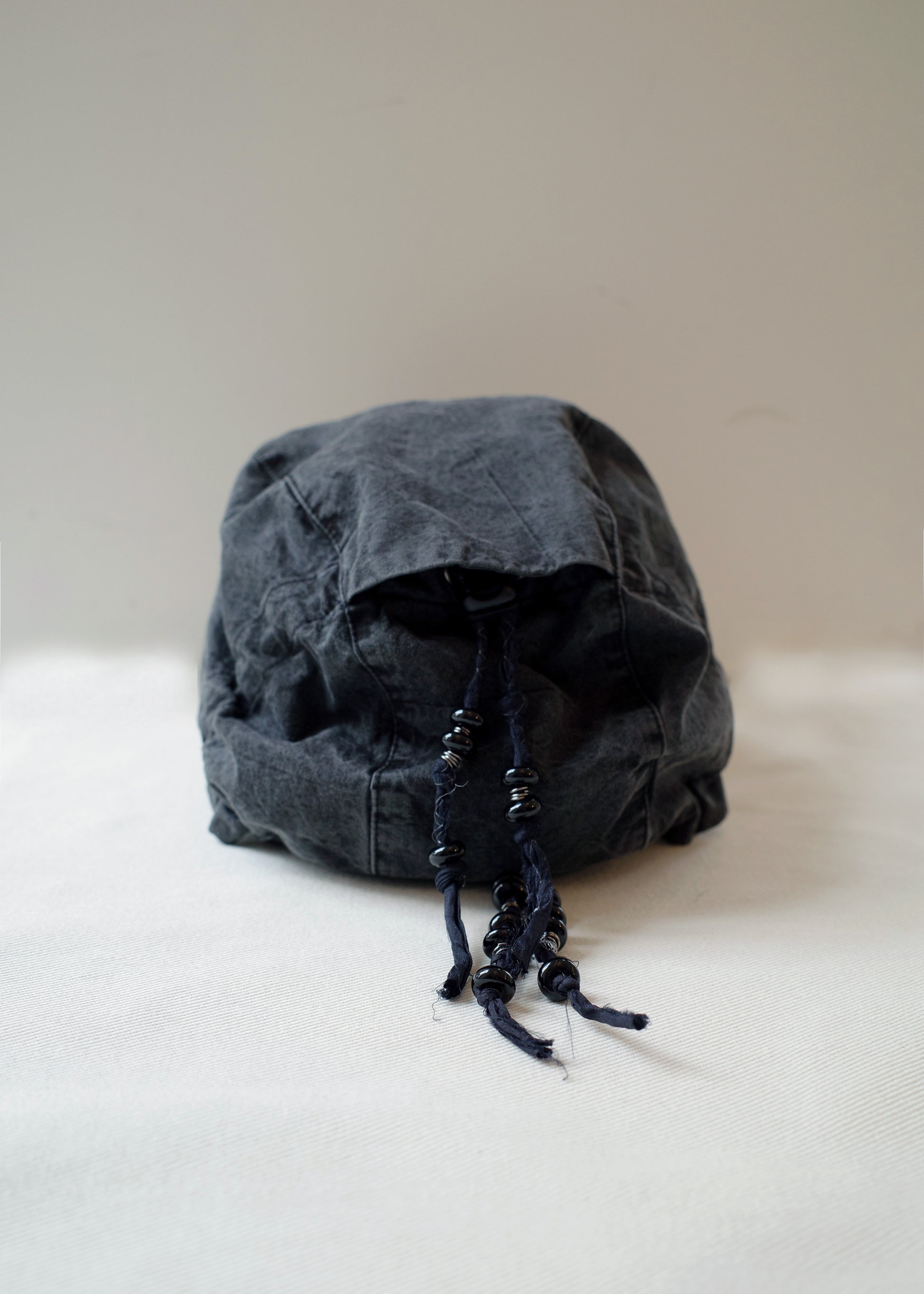 Hyein Seo - Washed Shirring Cap (Black) product image 5 | TRAB K-Fashion Australia