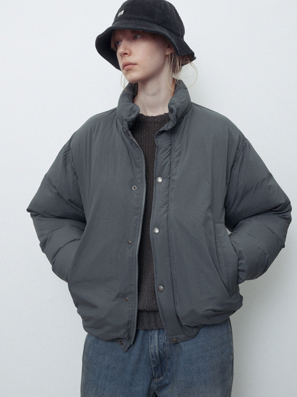 thisisneverthat - Basic Down Jacket (Navy) product image 10 | TRAB K-Fashion Australia