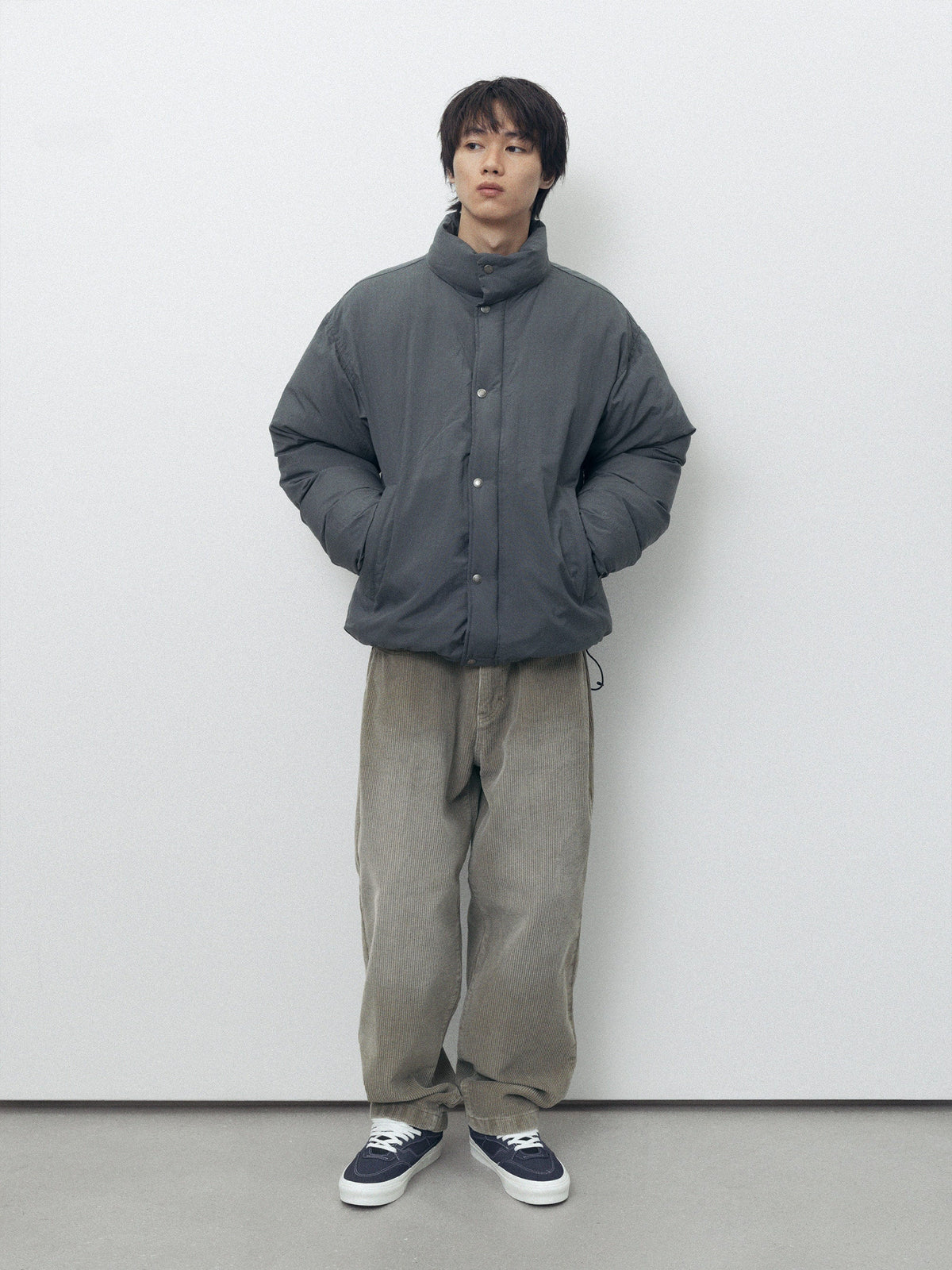 thisisneverthat - Basic Down Jacket (Navy) product image 11 | TRAB K-Fashion Australia